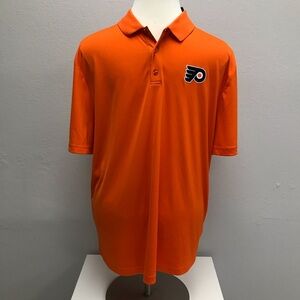 Official Philadelphia Flyers Orange Polo Shirt from Fanatics - 2X